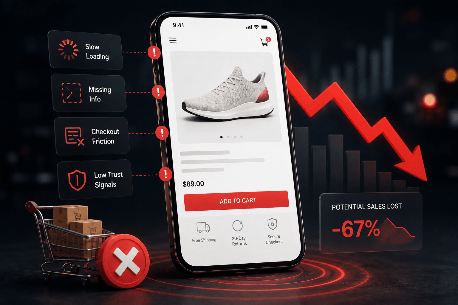 Mobile Ecommerce Conversion Optimization: Where Most Stores Lose the Majority of Sales