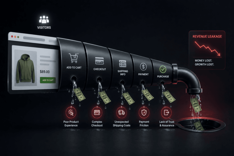 Revenue Leakage in Ecommerce: Where Stores Actually Lose Money